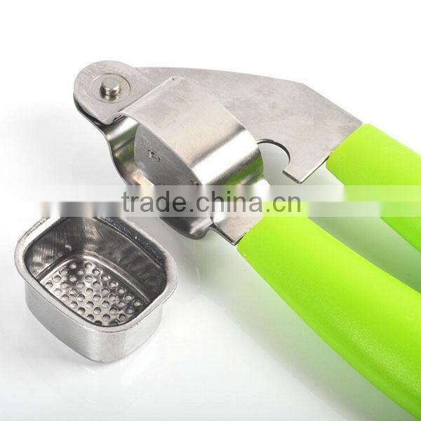 In stock Easy clean New Best ABS+Stainless steel garlic presser Crusher Mincer 175g garlic clove peeler