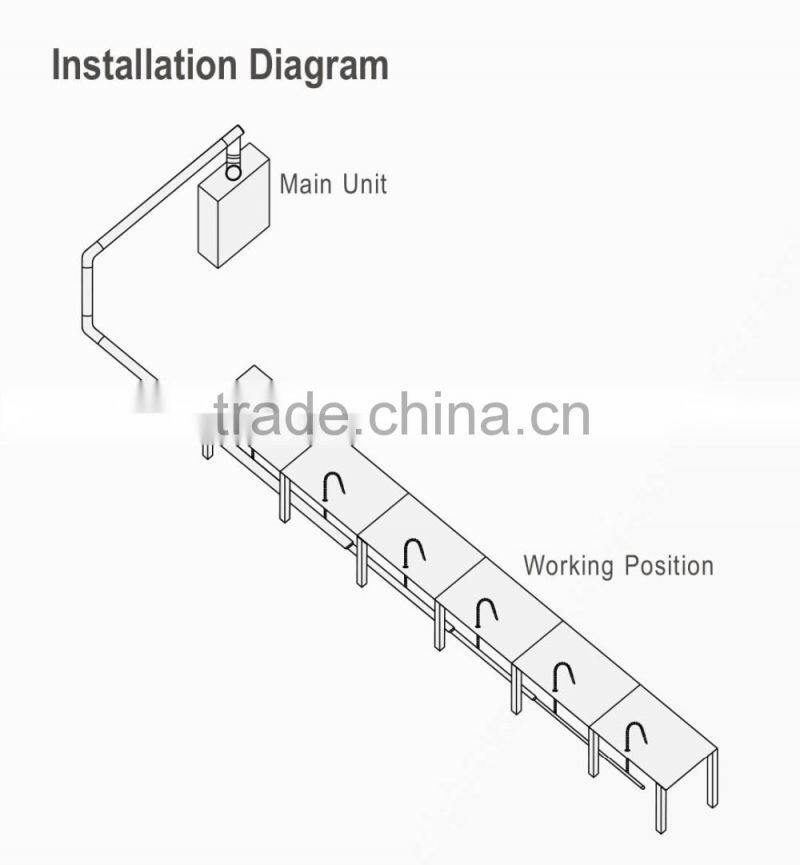 2016 quick 6301 fume extractor for soldering station