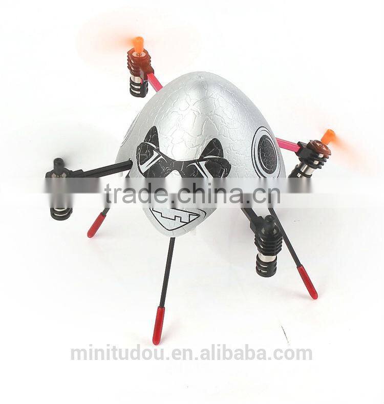 2014 New Products 7.9CM 4CH 6 Axis Flying Egg Quadcopter Toy 6057