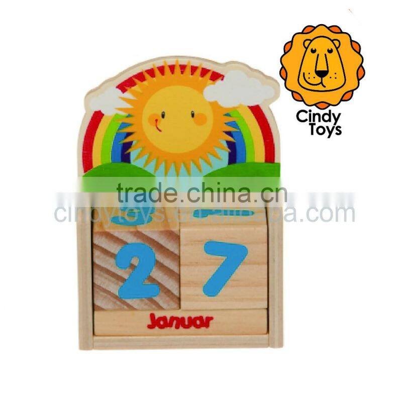 Wooden Craft Calendar Sun 1 kit for Kids