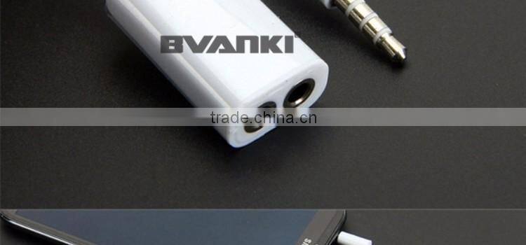 2016 best selling products 3 Ring Male To 2 3.5mm Female TRRS AUX Audio Adapter Cable for mobile phone alibaba express