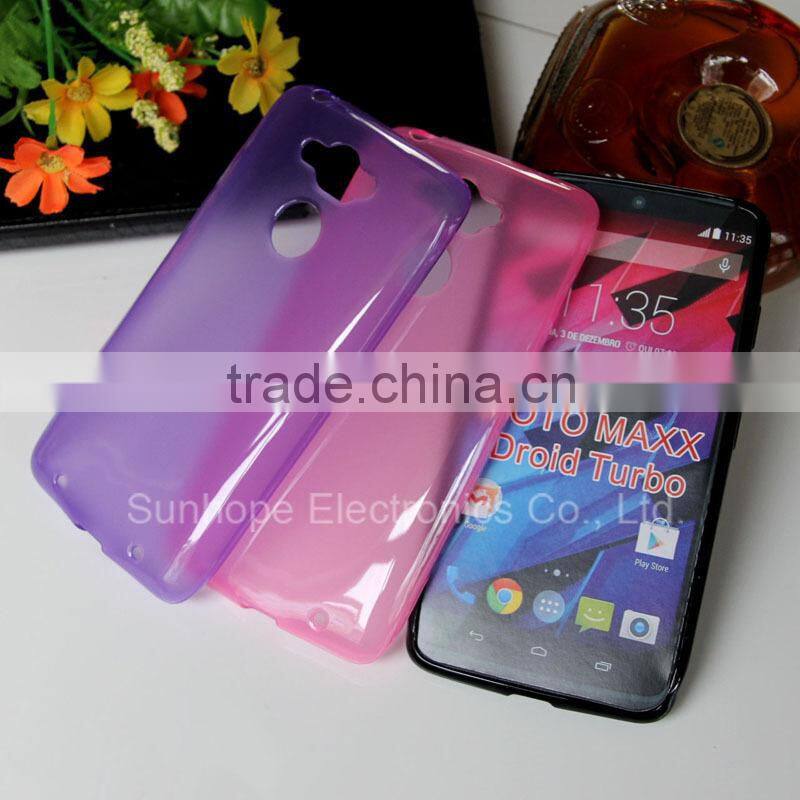 glossy TPU cellphone covers for Motorola MAXX Droid Turbo XT1225 smooth gel skin