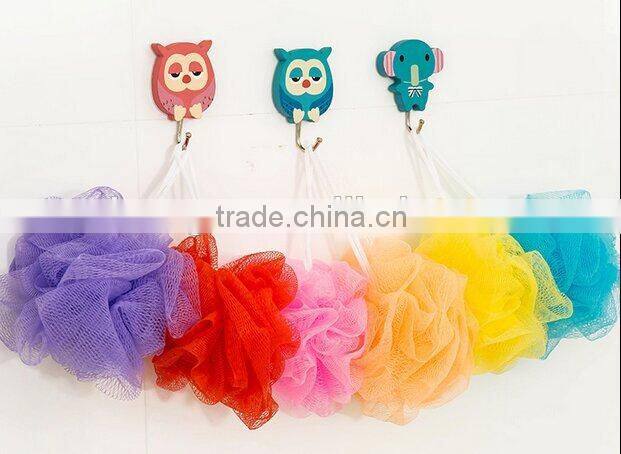Promotional Multicolor Body rubbing Ball Baby Bath Sponges PE Mesh Bath Sponge