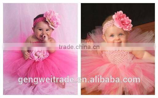 2015 Infant Baby Girls Tutu Dress Cute Baby Birthday Party Dress European Festival Girl Dress