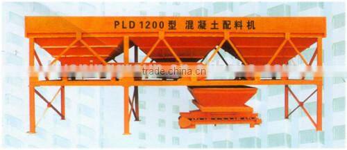 High Weighing Accuracy Concrete Batching Machine PLD1200 Price for Sale