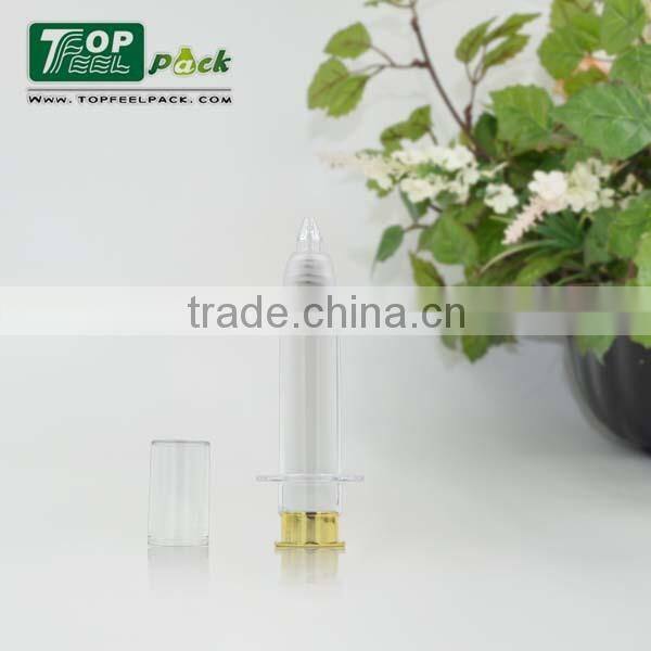 Hot selling 10ml Airless cosmetic syringe
