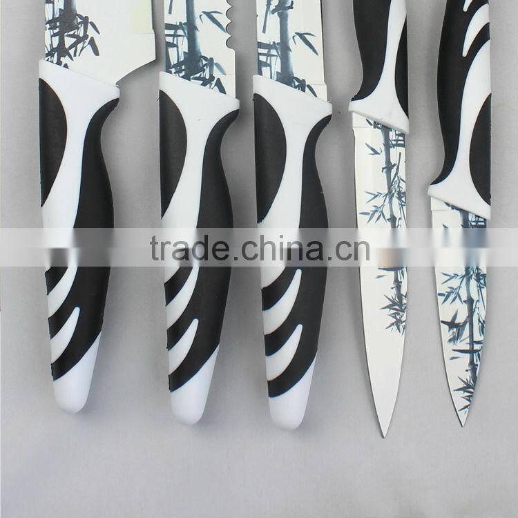 Fashion Printing kitchen knife set