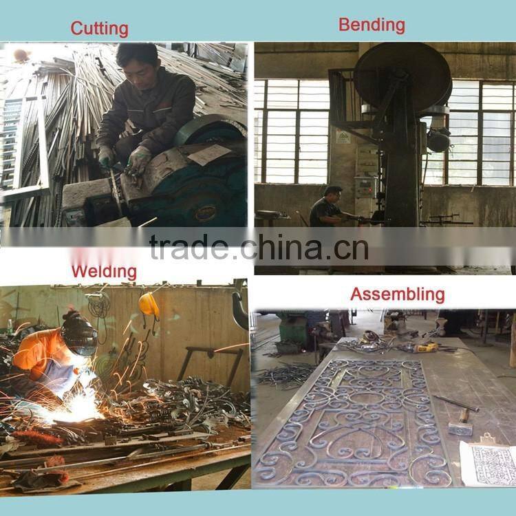 Decorative Simple Iron Pipe Fence For Sale