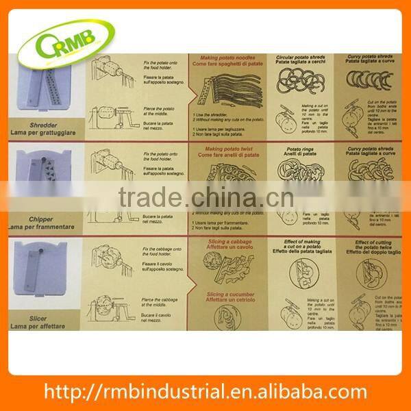 hot sale vegetable spiral vegetable slicer