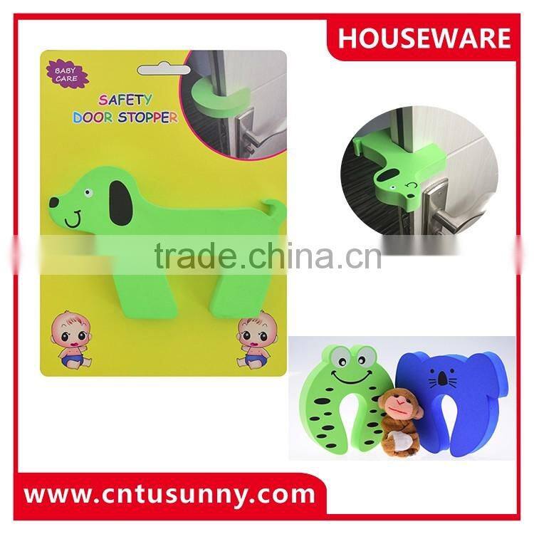 Eco-friendly EVA auto door protectors colorful door stop for baby safety