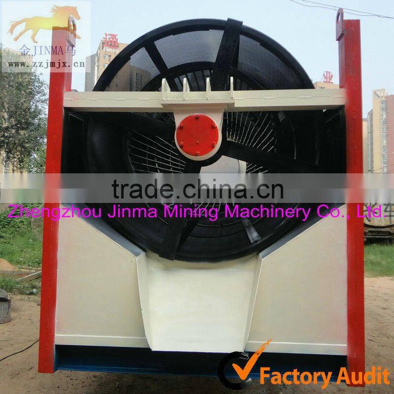 High Quality gold trommel scrubber for alluvial gold washing