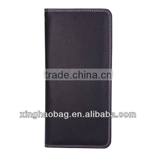 100% genuine leather travel document wallet