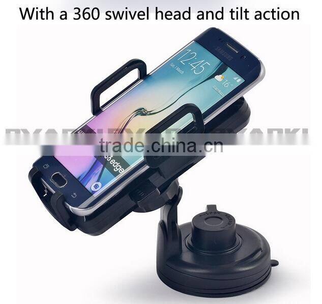 Phone Cradle Holder+ Wireless Car Charger Transmitter Adapter For Samsung