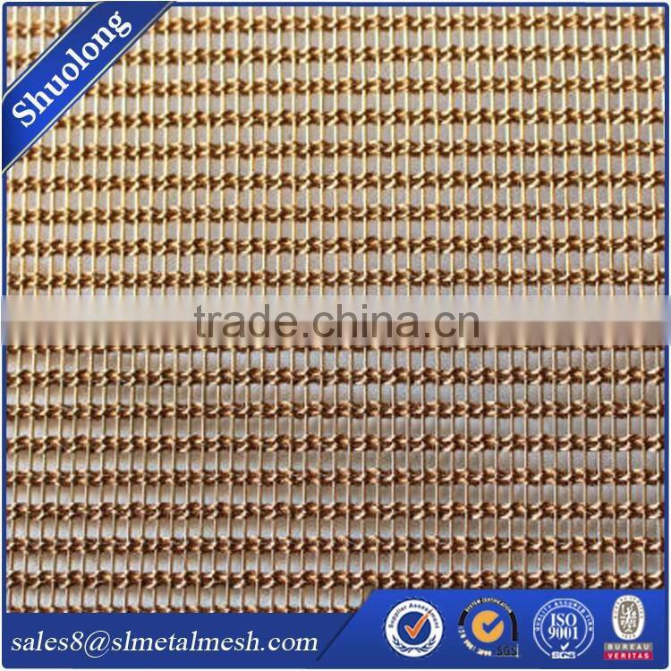 Green mesh fabric for architectural use metal mesh cloth