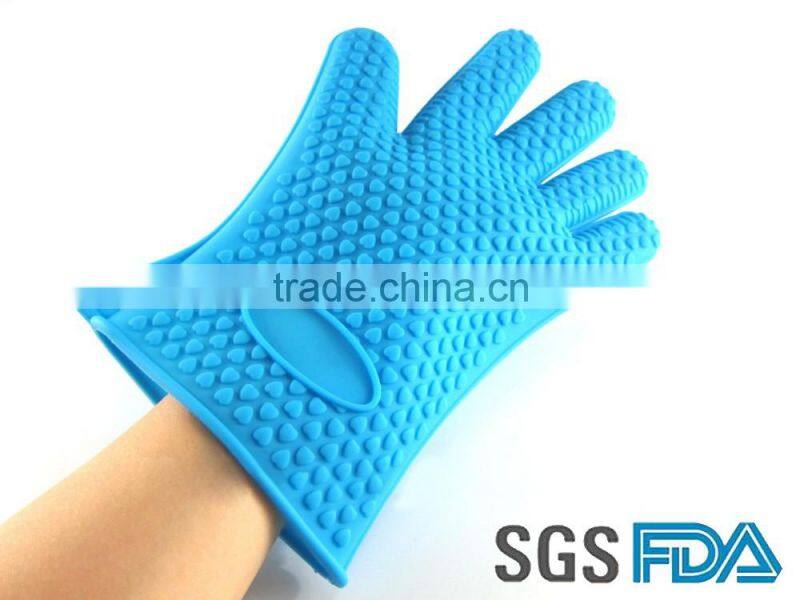 China Wholesale Custom Heat Resistant Silicone Oven Mitt