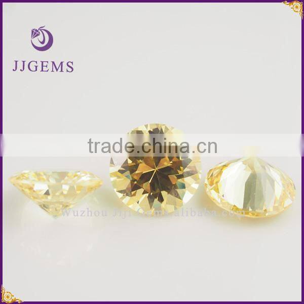 Bulk large in stock 1.5mm white round cubic zirconia