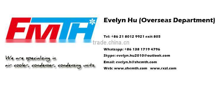 Evaporator in cold storage 100m2 evaporating area air cooler without water