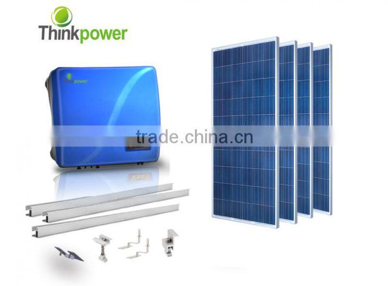 Thinkpower 5kW solar on grid system kit