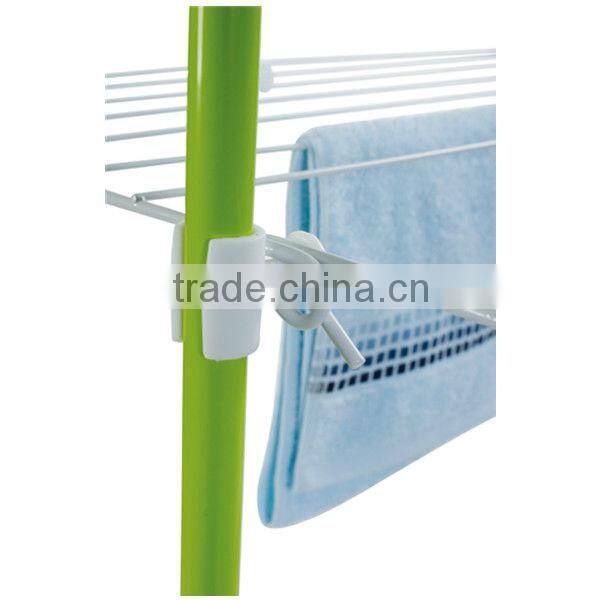 Latest fashion 4 Tiers Metal Cross folding clothes dryer