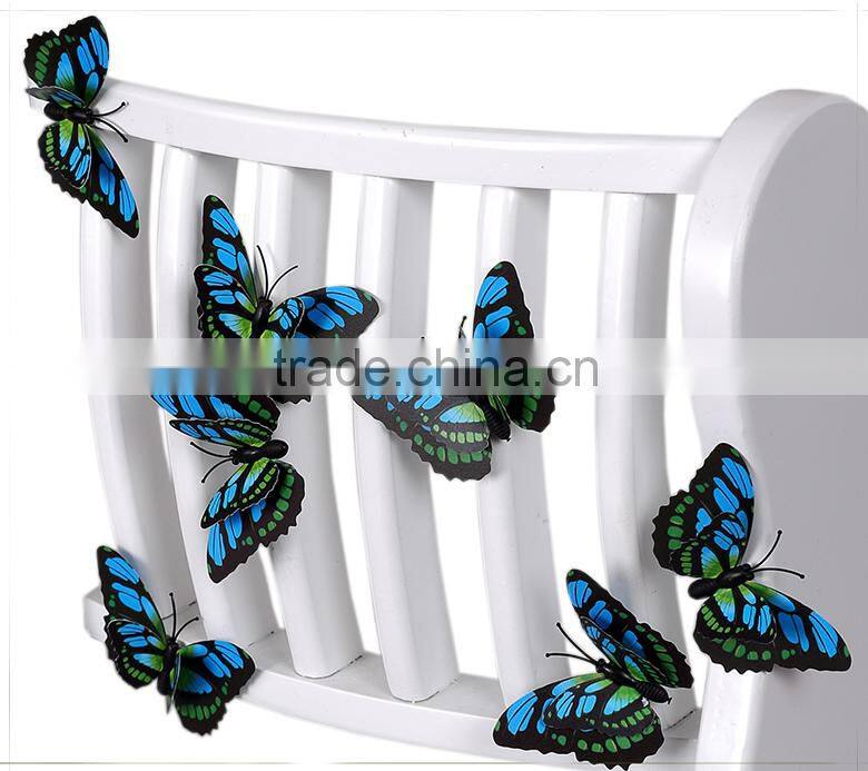 Spring Ornament 3D Purple decorative butterfly wall decor