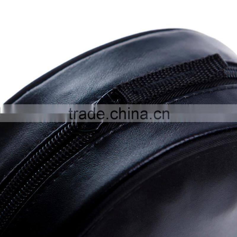 New Design 3D Print Round Small Leather Single Shoulder Bag