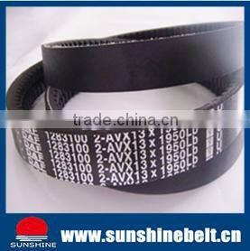 2015hot selling durable transmission power banded v belt