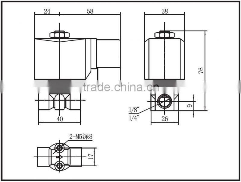 PG-M03 Low price High pressure solenoid valve normally closed