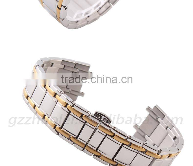 21*10mm Stainless steel bracelet wristbands waych band