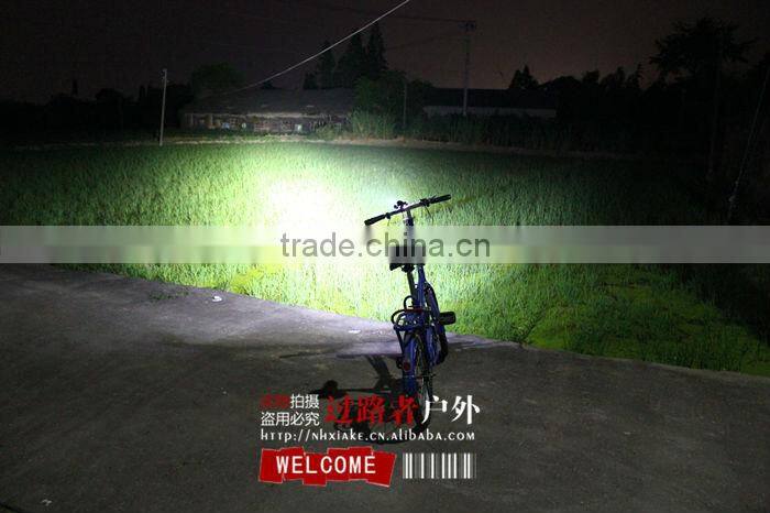 Goread 3 head 3*T6 high bright aluminum 30W 3600lum head light bike light