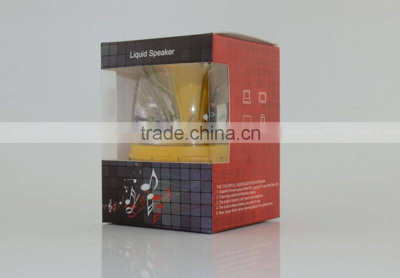 Wholesale Newest Liquid Speaker Mini Portable Capsule Travel Mobile Pocket Speaker With Rechargeable Battery