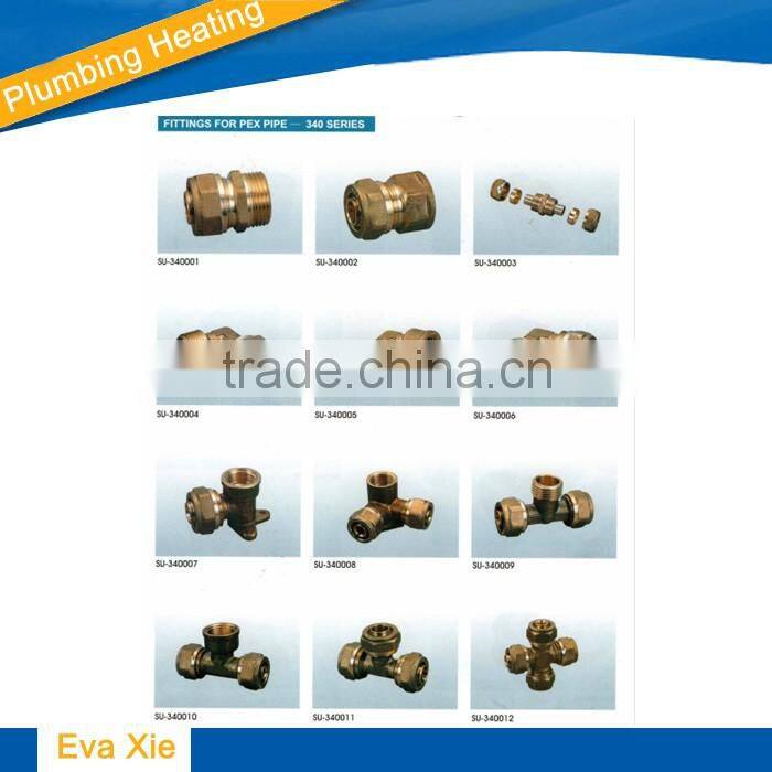 brass compression fittings Male Tee - SU340009