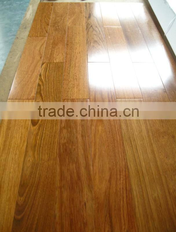 Solid exotic wood flooring