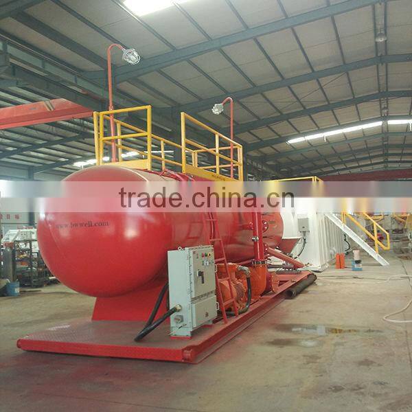 water well drill rigs for sale solid control mud tanks