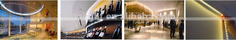 2016 hot sale copper wire 110V 220V interior decoration 30 led 3m flexible flat 5050 smd led light strip with CE ROHS