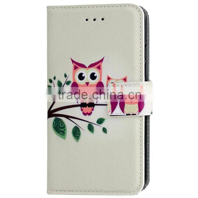 Printed PU Leather Case,Book Magnetic Leather Case For Lenovo S820