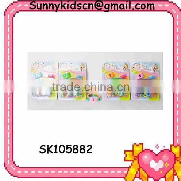 fashion rubber band bracelet patterns with EN71