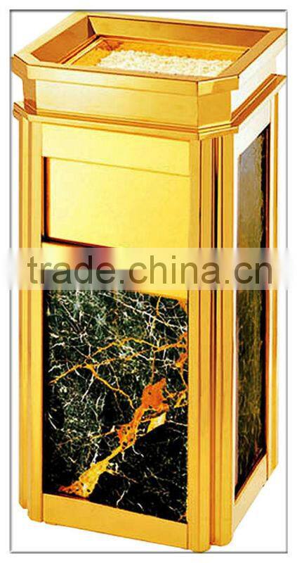 New Design Hotel Ash Barrel With Marble