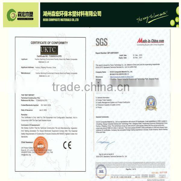 High Quality WPC Swimming pool decking floor