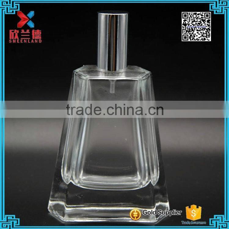 Custom design top quality perfume glass bottles for wholesale 80ml
