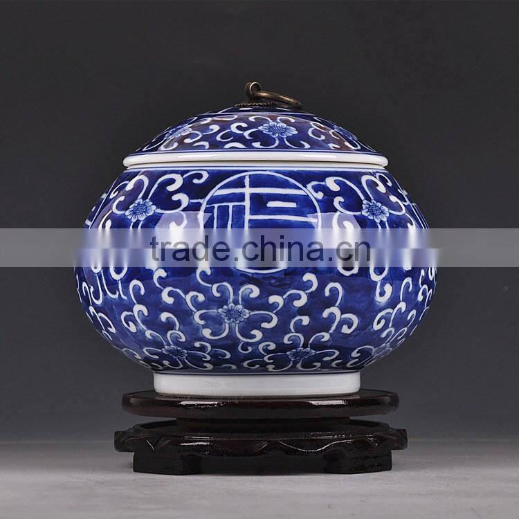 Qing Dynasty Qianlong Emperor antique looking mason jars from Jingdezhen