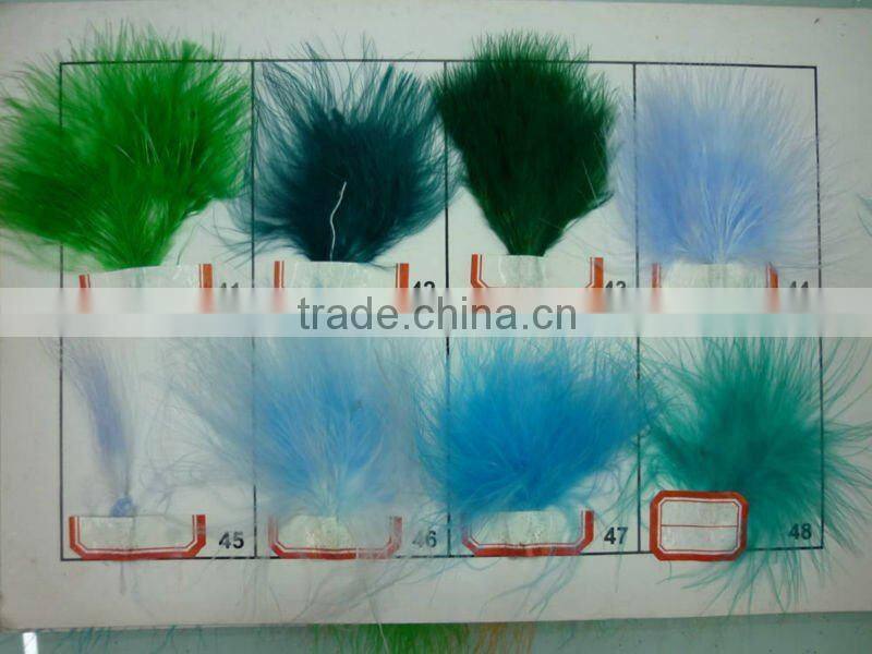 multi colored dance costume marabou feather fan LZJXM00865