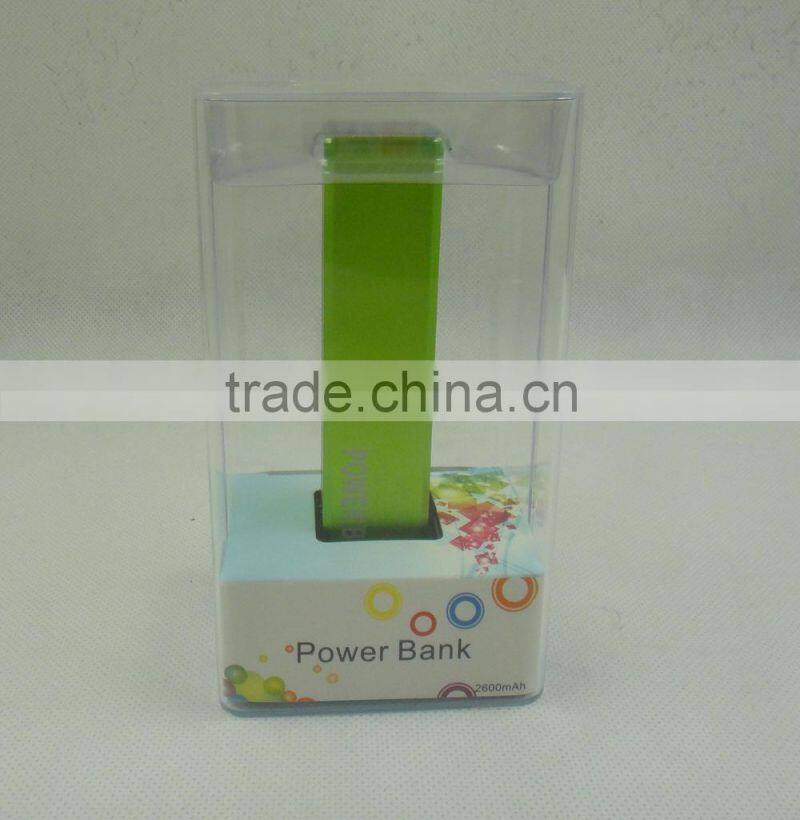 2015 circular usb power bank powerbank 2200MAh universal power bank with gift box CE FCC ROHS
