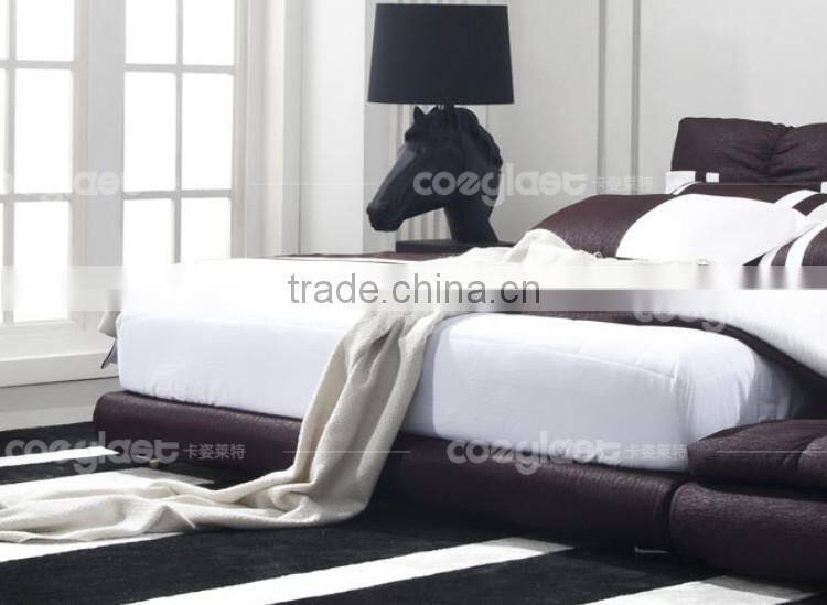 Double bed wooden bedroom set