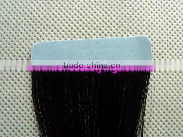 natural look Double Tape Hair Extension with lace,no shine,no shedding