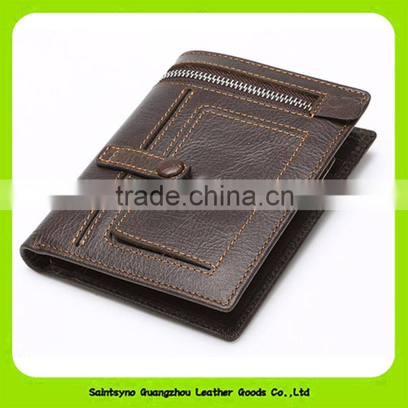 16902 Best workmanship men leather wallet manufacturer