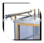 All steel snack car hotel service stainless steel trolley service designs trolley with glasses