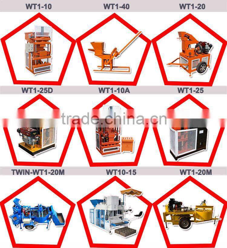 QT40-3B mould vibration brick making machine,hollow block making machine price
