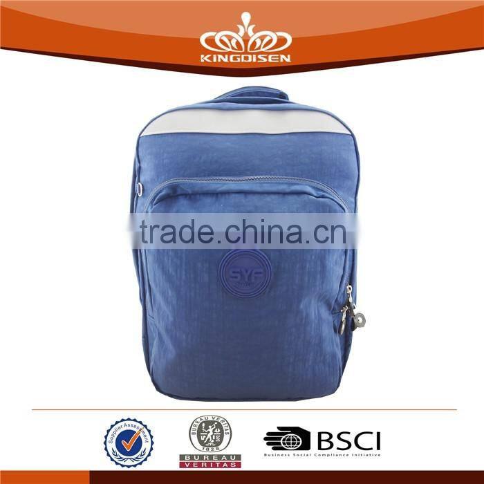 Large capacity durable washer wrinkle fabric computer backpack
