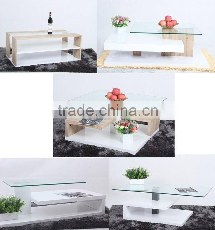 China Manufacturer Wholesalehigh gloss coffee table