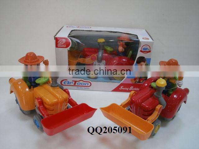 Lovely b/o farmer car 2 colors with light & music